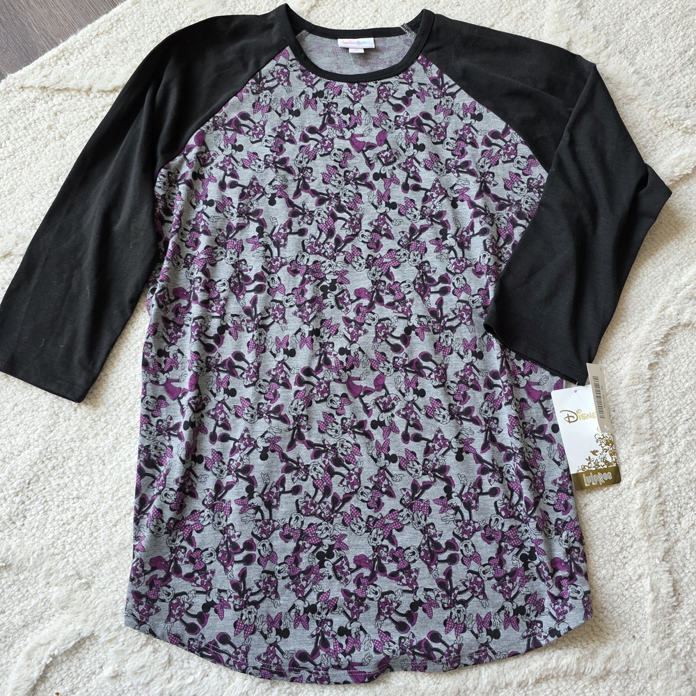 LuLaRoe Disney Minnie Randy Shirt - Picture 9 of 11